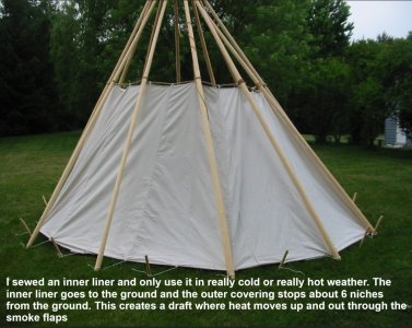 How I built my lodge (Tipi) (pic heavy) | Bushcraft USA Forums